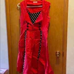 50s style pleated dress